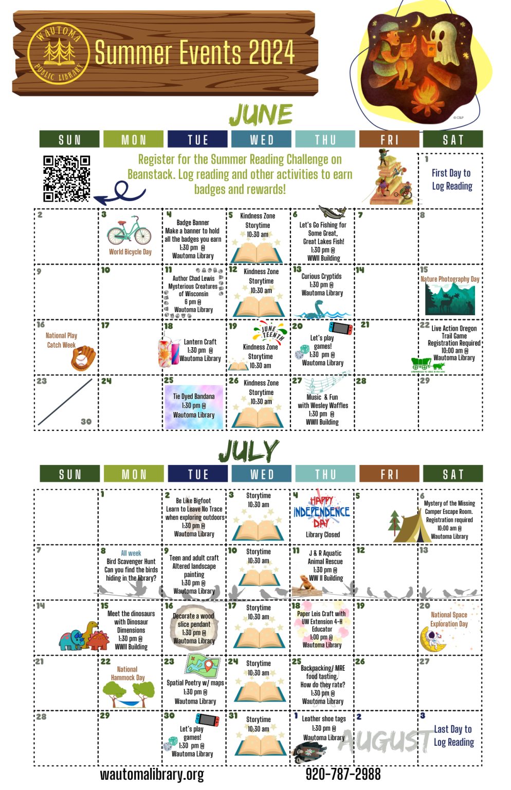 Adventure Begins at the Wautoma Library Wautoma Public Library